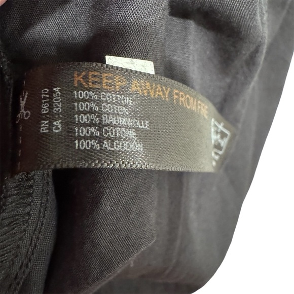 Anthropologie Celandine Cotton Poplin Bustier Halter Mini Dress Black Sz L - Picture 12 of 15